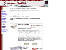 Tablet Screenshot of imaging-products.sonomahealth.com